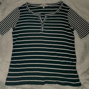Jones New York Sport Striped Shirt Size Large in Women's